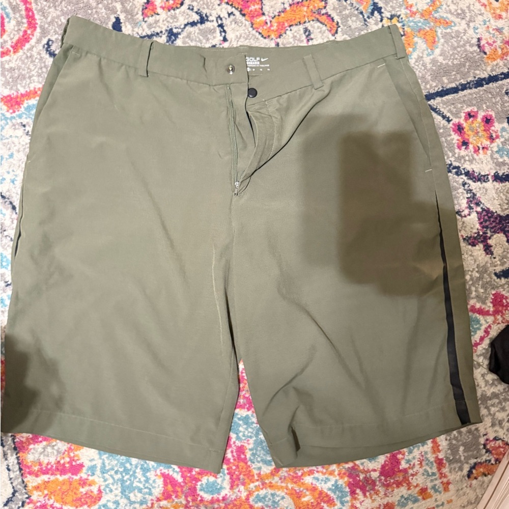 Men's Nike Golf Olive Green Shorts
